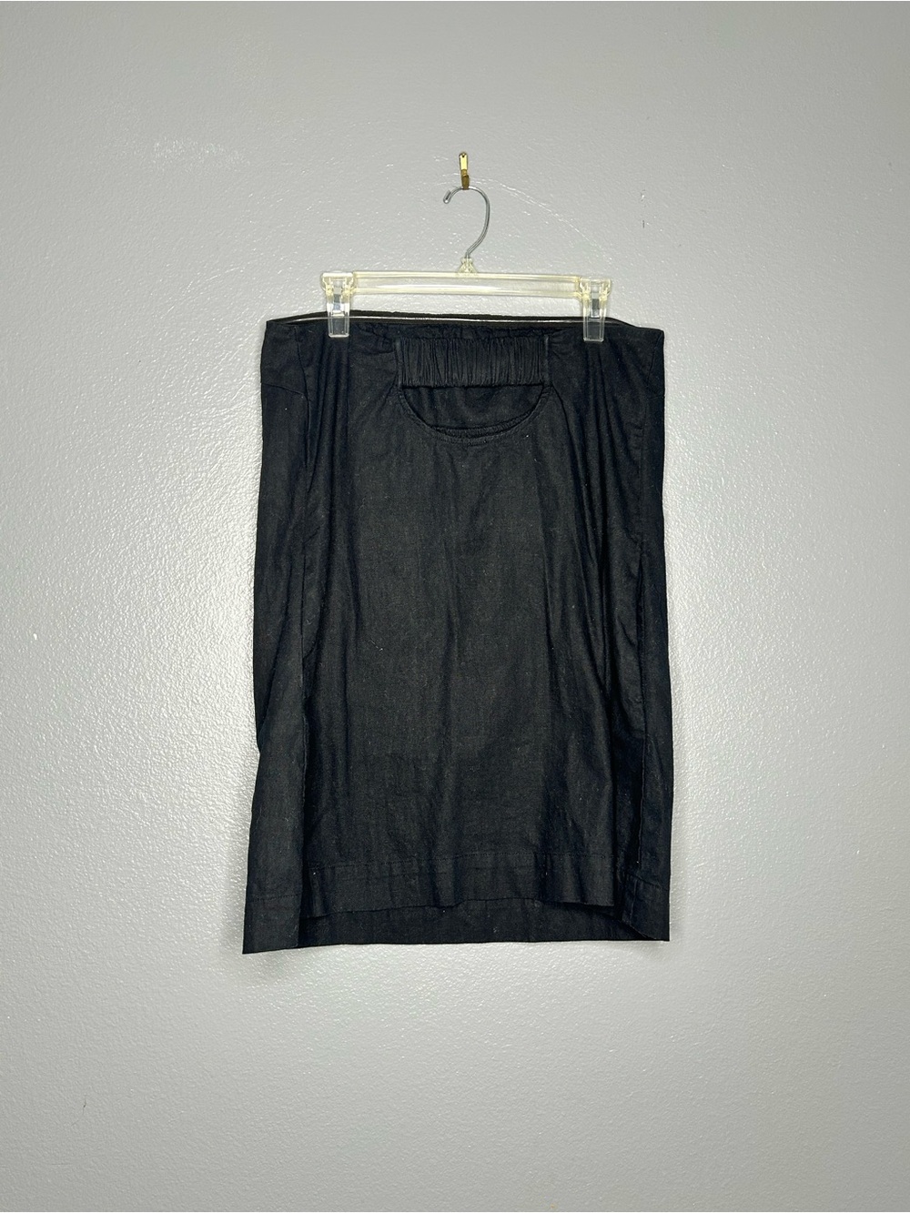 Free People Black Strapless Linen CottonDark Romantic Cocktail Mini Dress Large - Picture 5 of 8